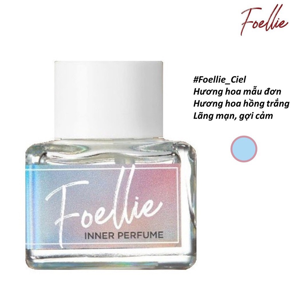 Nước hoa vùng kín Foellie Eau De Innerb Perfume 5ml- Ciel ( Màu bạc) khử mùi 5 ml