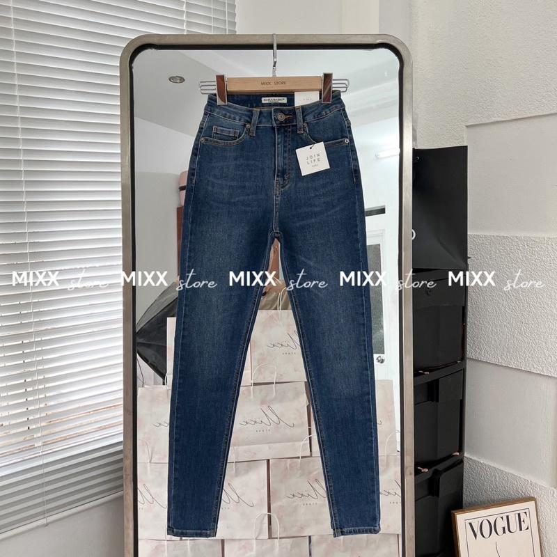 Quần jean nữ skinny lưng cao phom 92cm chất co giãn thoải mái ôm tôn dáng