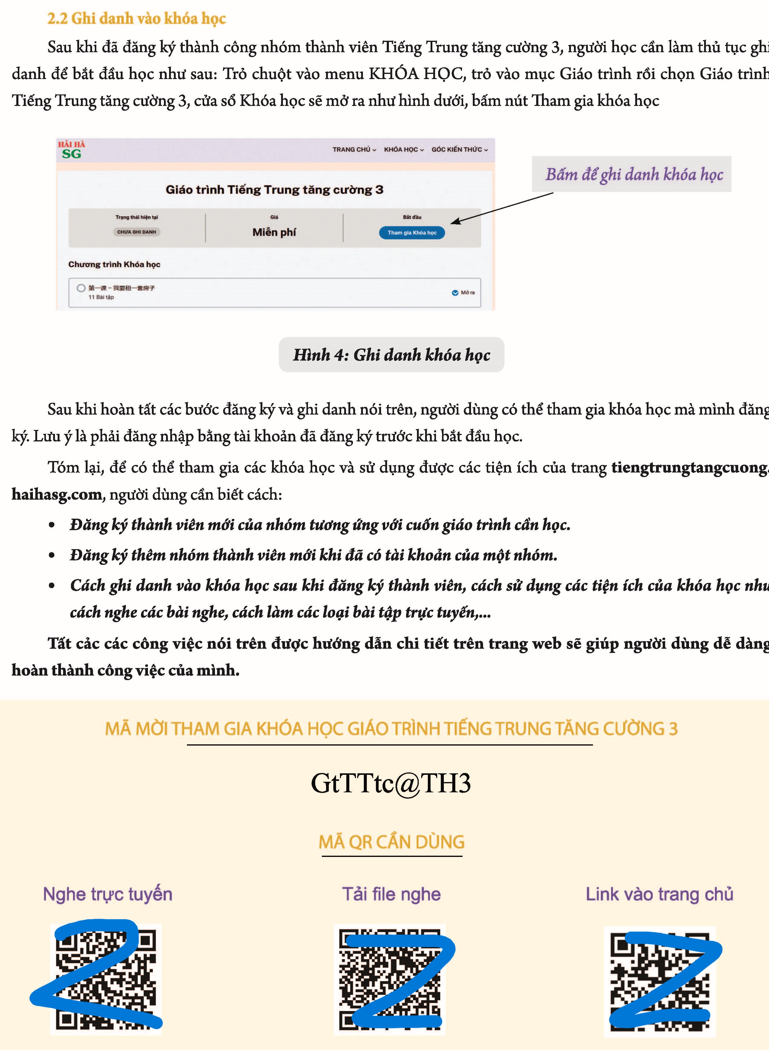 Giáo Trình Tiếng Trung Tăng Cường (Khổ Lớn - In Màu) - Giáo Trình Tổng Hợp 3 (Học Kèm Khóa Học Trực Tuyến Miễn Phí, Tặng File Nghe MP3)