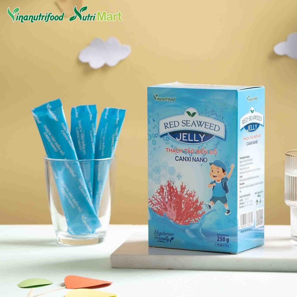 Thạch Canxi Nano MK7 Vinanutrifood, Bổ sung canxi hộp 10 gói 250g