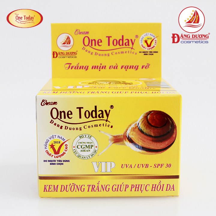 ONE TODAY - KEM DƯỠNG TRẮNG GIÚP PHỤC HỒI DA (VIP) - 20g