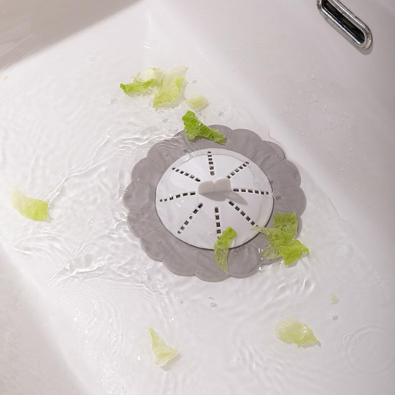 Dụng Cụ Lọc Rác Hình Hoa Hướng Dương Dạng Xoay Chống Tắc Nghẽn Cho Nhà Bếp Và Nhà Tắm