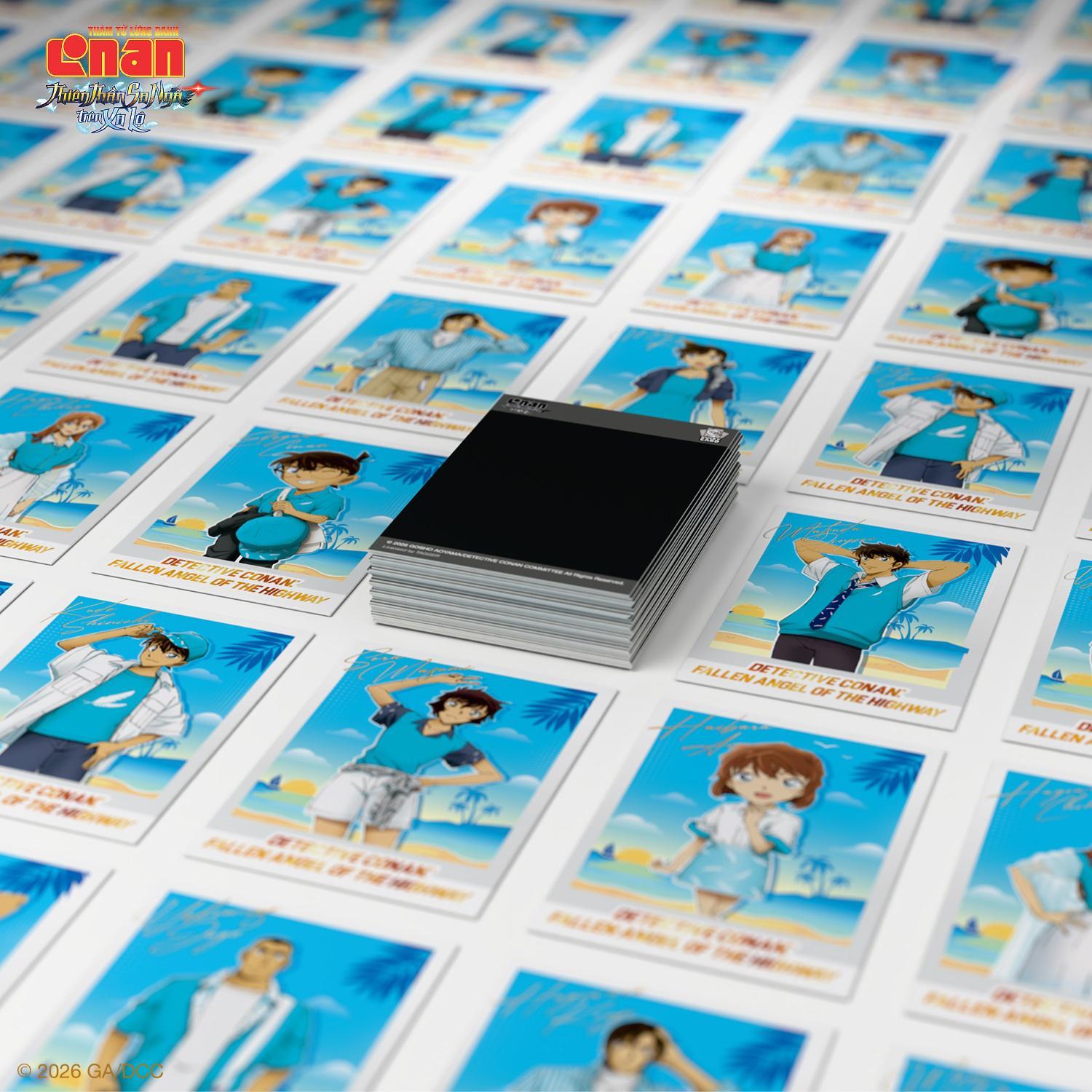 Bộ Thẻ Sưu Tập - Card Collection Thám Tử Lừng Danh Conan - Thiên Thần Sa Ngã Trên Xa Lộ - Character In Photo (5 Cards Ngẫu Nhiên/Túi)
