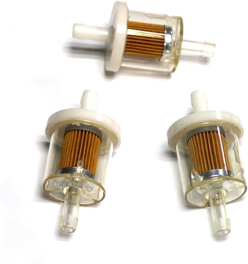 3 x Bộ lọc nhiên liệu Bộ lọc xăng Đi trên máy kéo cỏ Nhiều động cơ 691035 Remp 493629 695666