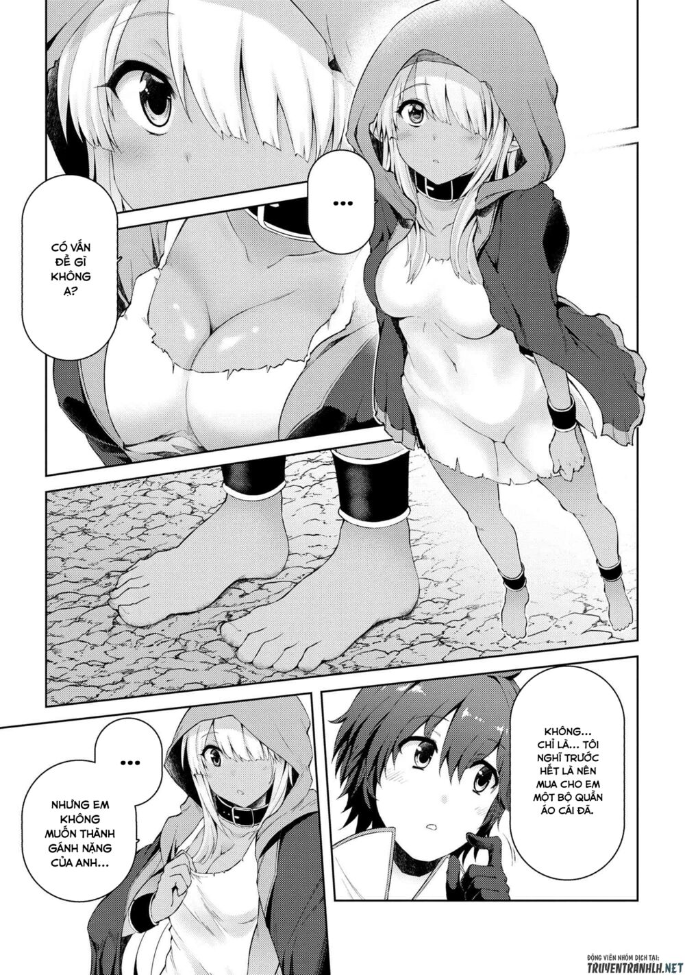 ngôi nhà của tôi đã bị đốt cháy, thế thì tại sao tôi không dùng hết số tiền còn lại để mua nô lệ dark elf? chapter 2 5