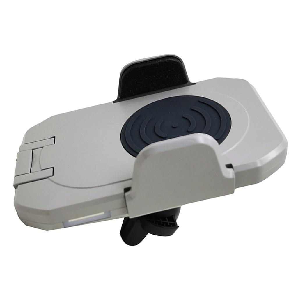 Wireless Car Charger Mount Auto Induction Charging Air Vent Bracket Grey