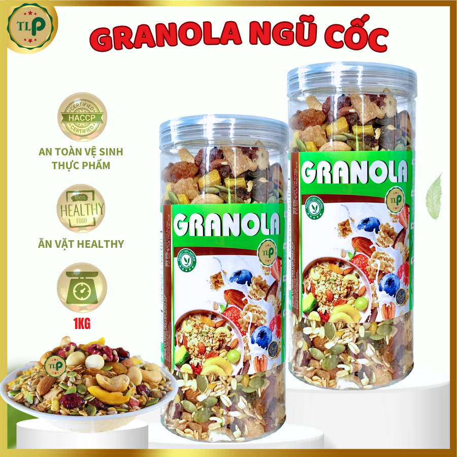 GRANOLA YẾN MẠCH TÂN LỘC PHÁT COMBO 1KG - MỖI HỘP 500G