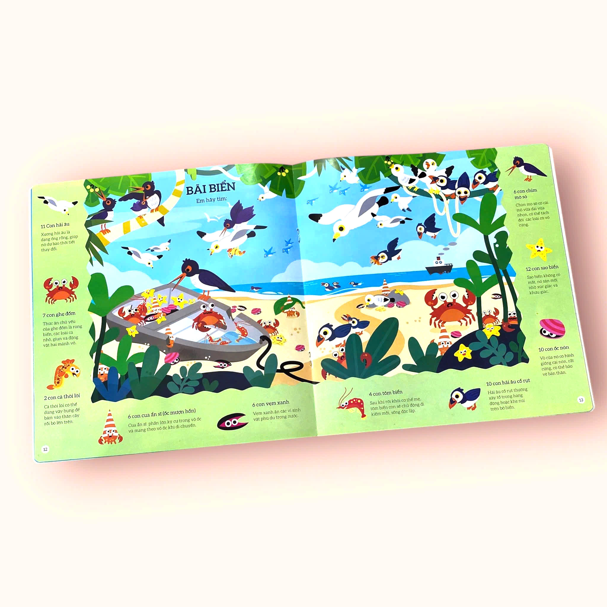 Sách cho bé - Thế Giới Đại Dương - Tìm Kiếm Thông Minh Phát Triển Khả Năng Tập Trung - Dành cho trẻ từ 2-6 tuổi