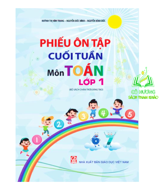 Sách - Phiếu ôn tập cuối tuần môn Toán lớp 1 (Bộ sách Chân trời sáng tạo)
