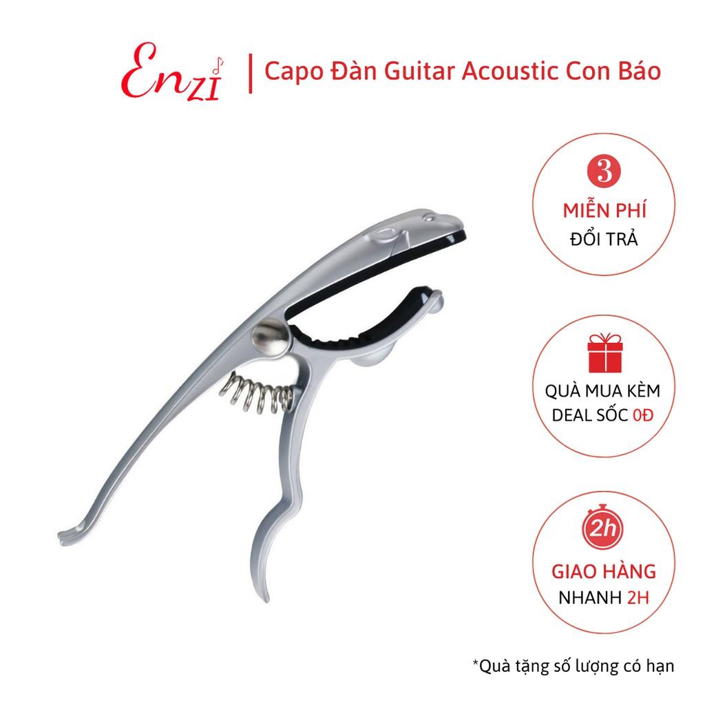 Capo guitar acoustic Con Báo cao cấp dành cho đàn guitar dây sắt Enzi