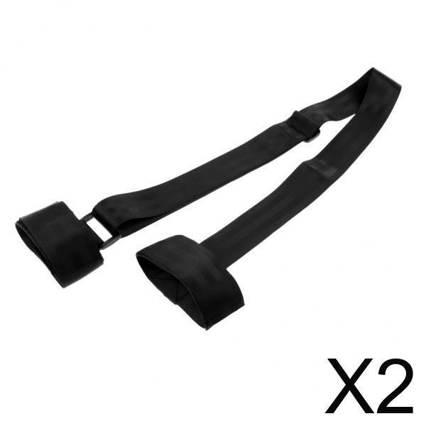 2xPortable Ski Shoulder Carrier Lash Protection Adjustable Handle Straps Belt