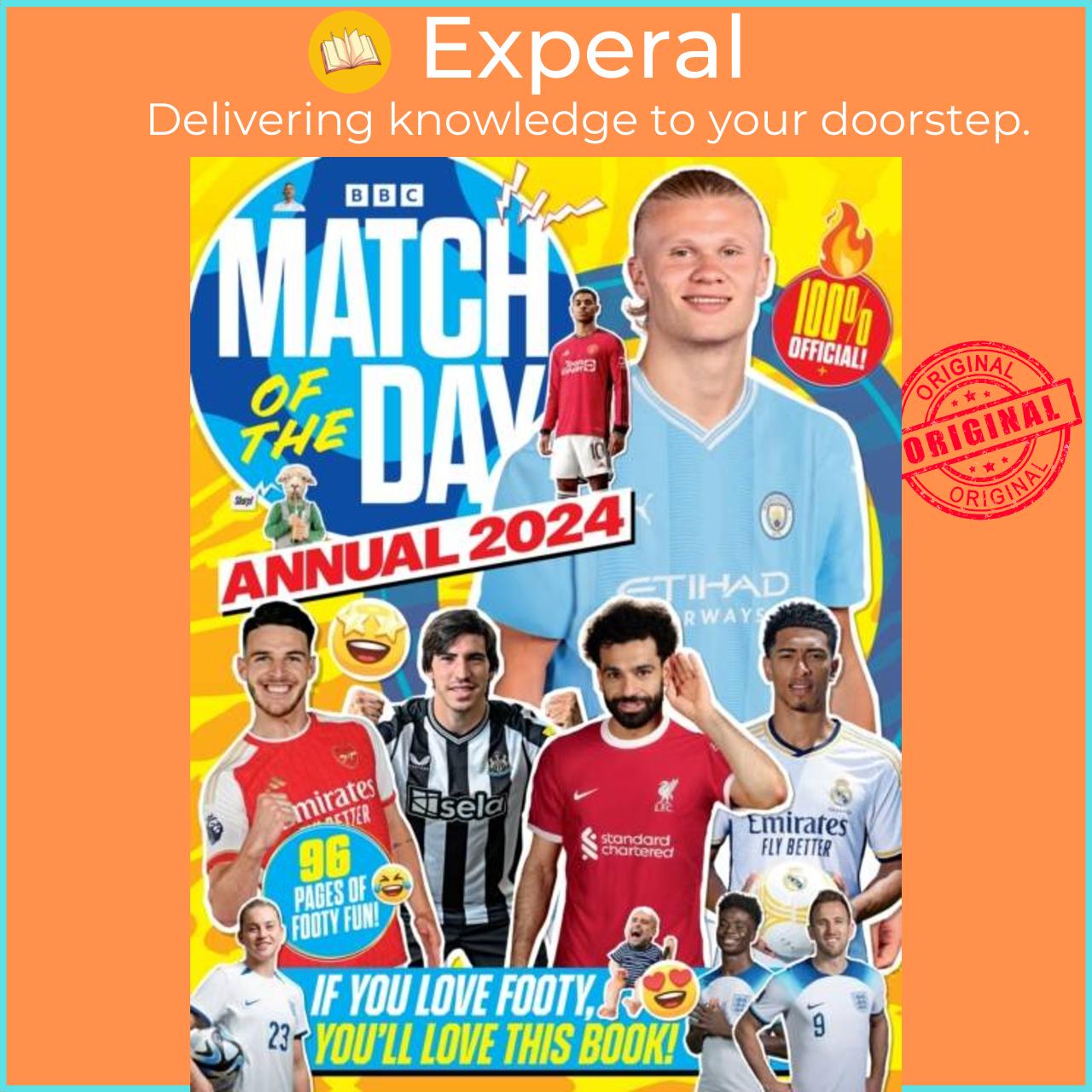 Sách - Match of the Day Annual 2024 - (Annuals 2024) by Match of the Day Magazine (UK edition, hardcover)