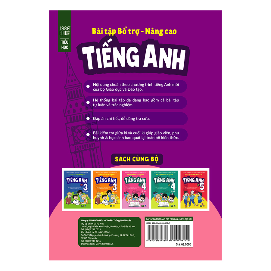 Bộ Sách Tiếng Anh Lớp 5 Tập 2