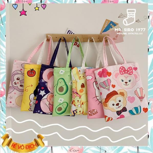 [GDSG48] Túi tote Vải canvas nữ mềm Đẹp Cực Hot đựng vừa a4️ [SIÊU SALE][SIÊU XINH] Túi vải xinh nhiều hình