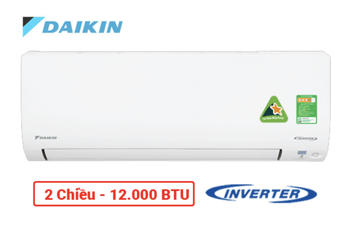 Điều hòa Daikin 12000BTU Inverter FTHF35VAVMV(2 chiều) - Chỉ giao HN