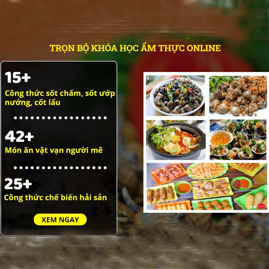 Combo 3 khóa học Ẩm thực online- Công thức 82 món ăn đơn giản, dễ làm tại nhà- Unica