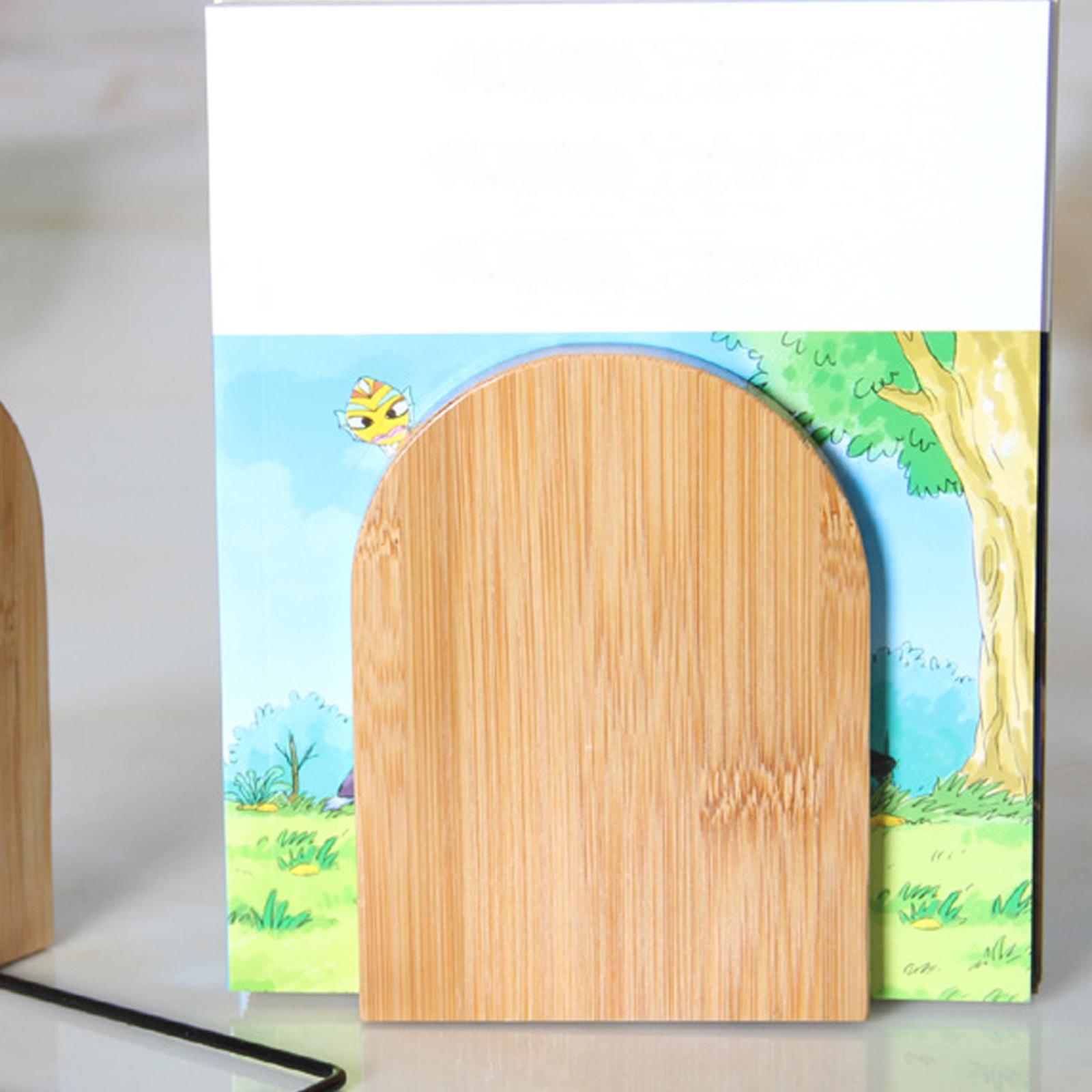 Bookend Desk Organizer, S Decorative Book Ends Stand Holder for Office Bedroom Home Library