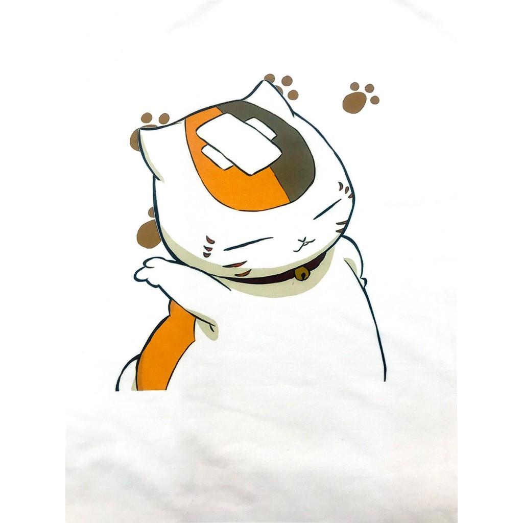 Áo Thun Unisex Form Rộng Tay Lỡ In Hình Mèo Mẫu 2