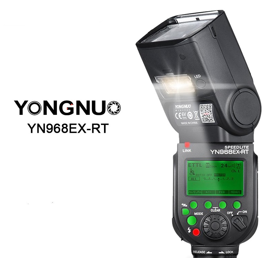 Đèn flash Yongnuo YN968 EX RT dành cho Canon, Hàng nhập khẩu