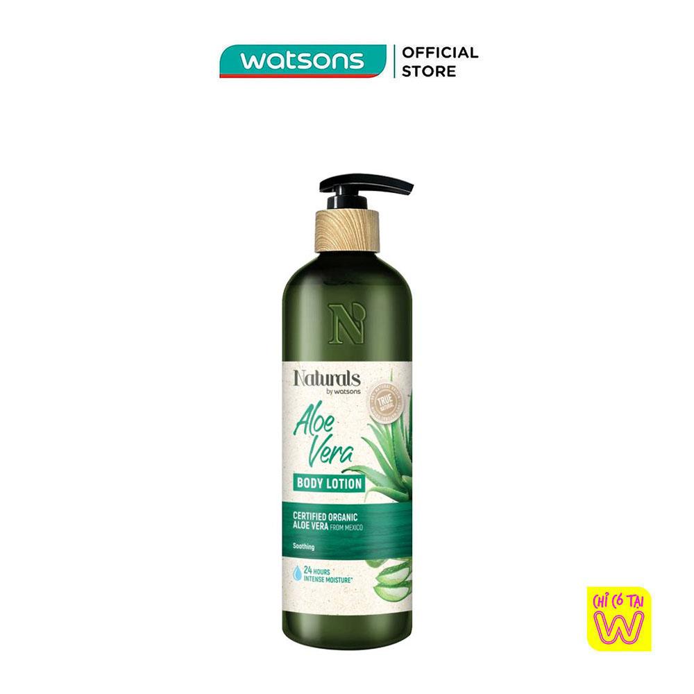 Sữa Dưỡng Thể Naturals By Watsons True Natural Aloe Vera Body Lotion 490ml