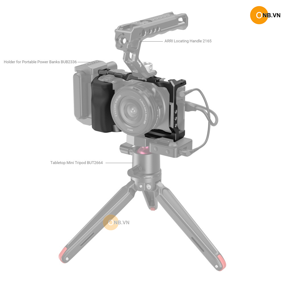 SmallRig Cage with Grip for So-ny ZV-E10 3538b