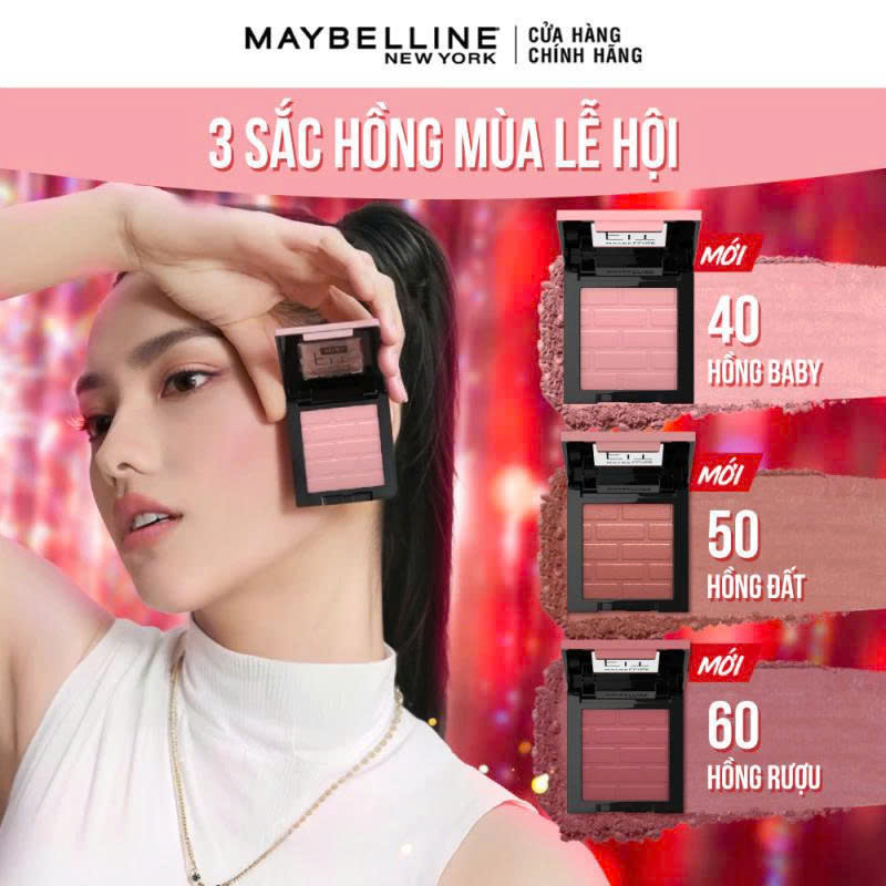 Phấn Má Hồng Maybelline Mịn Lì Chuẩn Màu 4.5g