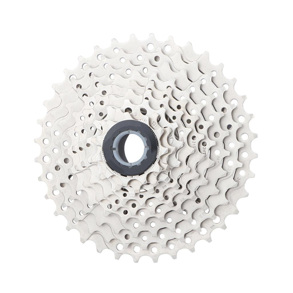 9 Speed Bike Freewheel Set Steel Bicycle Cassette Bicycle Replacement Accessory for Mountain Bikes Road Bike