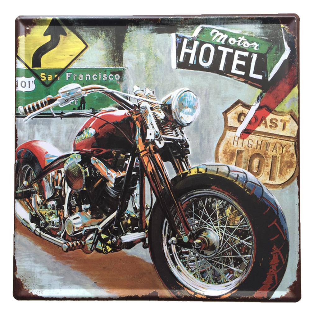 30cmx30cm Vintage Metal Tin Sign Plaque Wall Art Poster Cafe Bar Pub