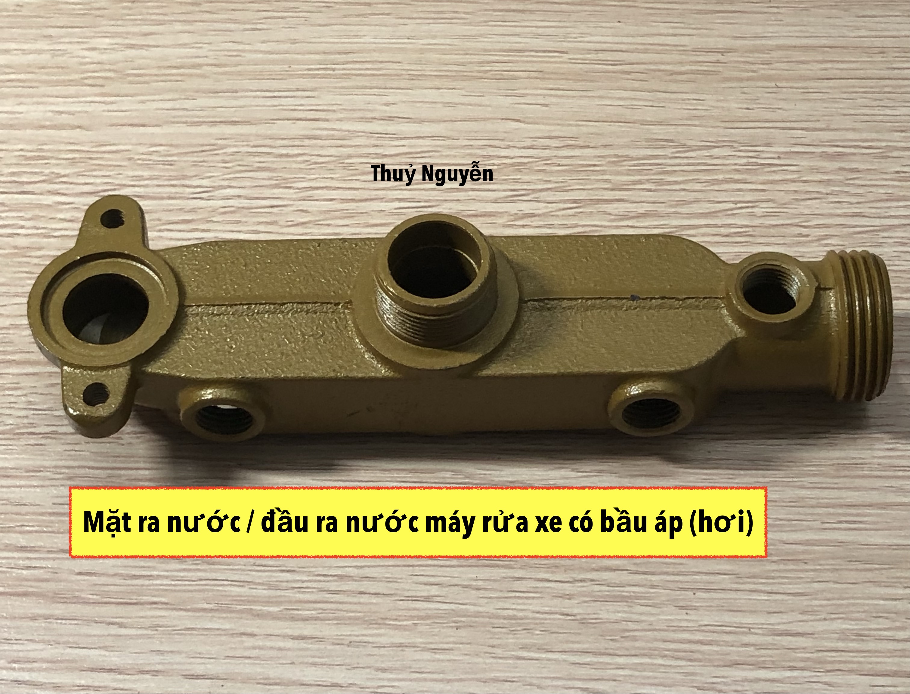 Mặt ra nước/ đầu ra nước máy rửa xe có bầu áp 1hp, 2hp, 5hp, 7hp và 10hp