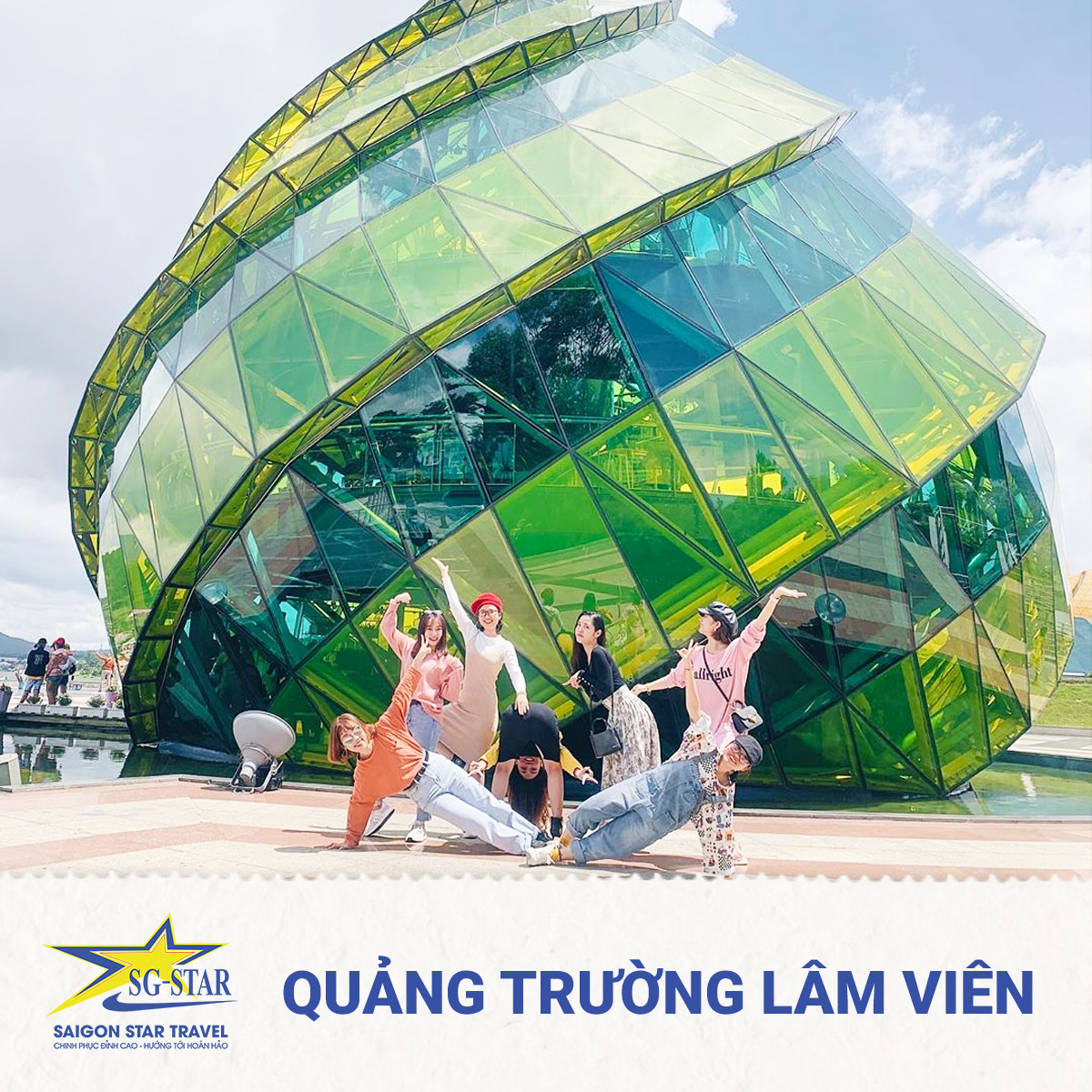 Tour Sài Gòn đi ĐÀ LẠT 3N3Đ - Lang Biang - Vườn Hoa Cẩm Tú Cầu - Nhà Thờ Domain De Marie - Vườn Dâu Tây - Giao Lưu Văn Hóa Cồng Chiêng