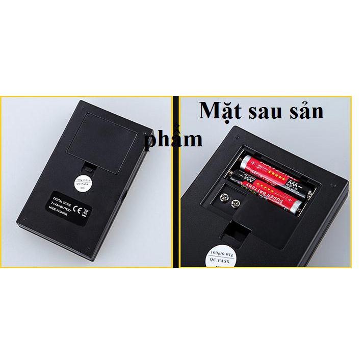 Cân tiểu ly, cân trang sức, cân thực phẩm điện tử mini bỏ túi có độ chính xác cao (Cân từ 20