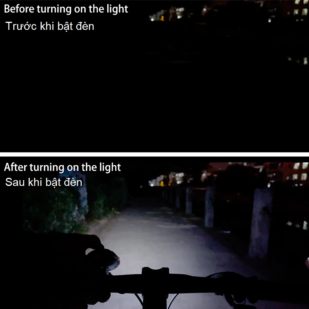 Đèn xe đạp thể thao miDoctor siêu sáng có còi pin sạc usb led T6 chống nước - Đèn còi xe đạp có 3 chế độ sáng còi to - Chính hãng miDoctor