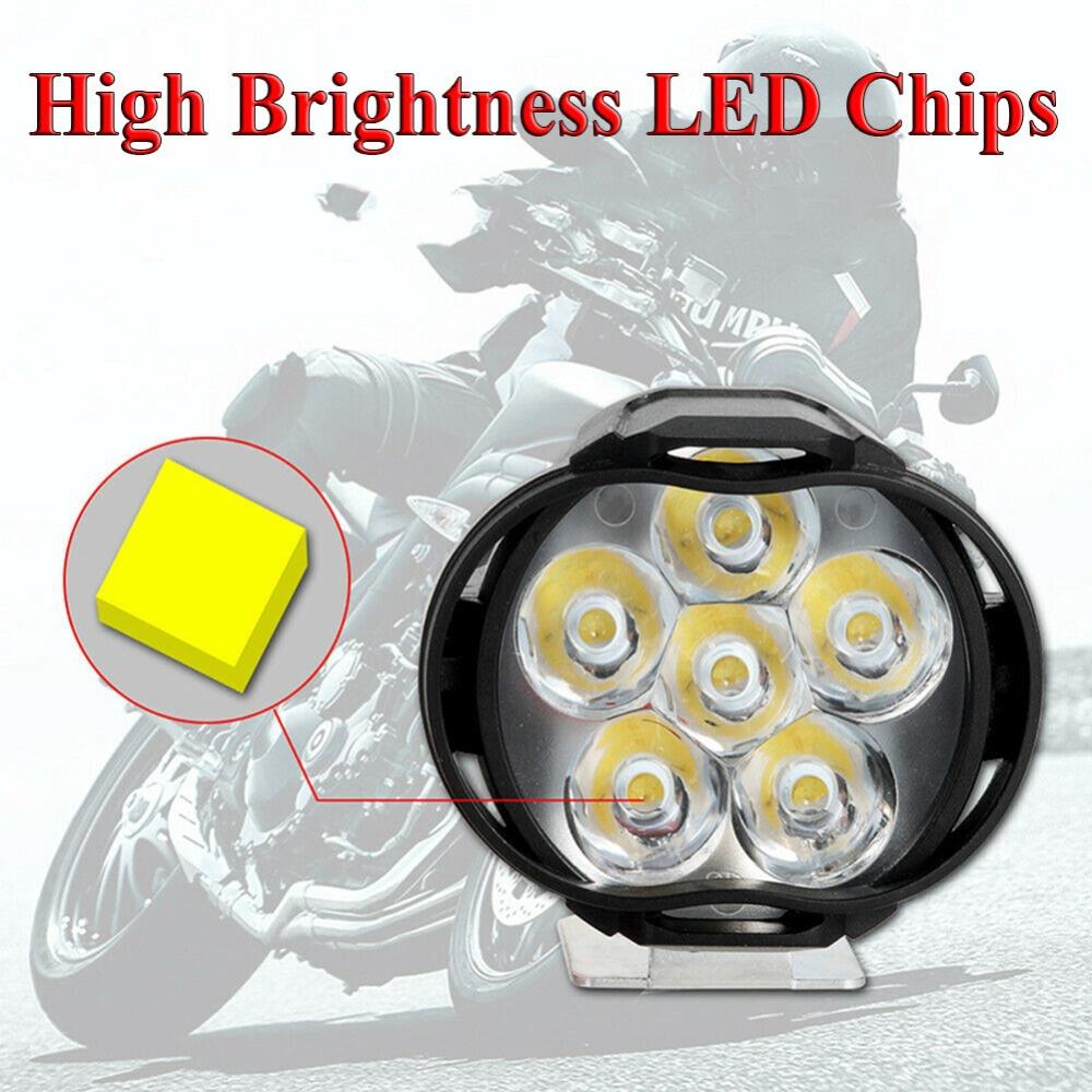 Đèn Pha 6 Bóng Led Cho Xe Máy/Xe Điện