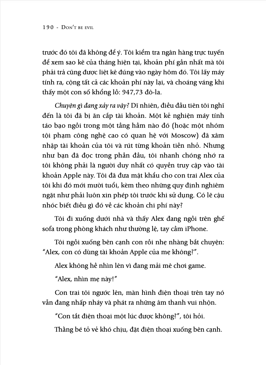 Đừng Trở Nên Xấu Xa - Don't Be Evil _FN