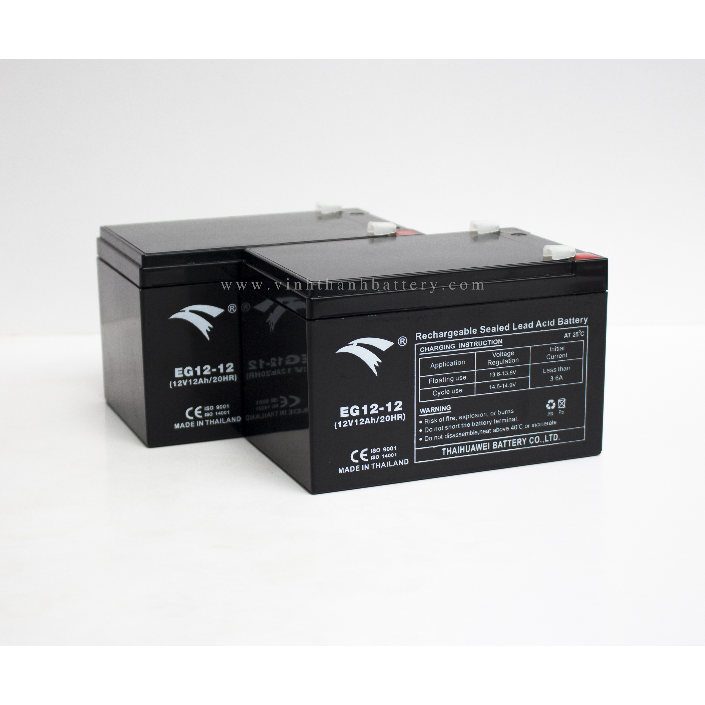 Ắc quy UPS, xe đạp điện Eagle 12V - 12Ah