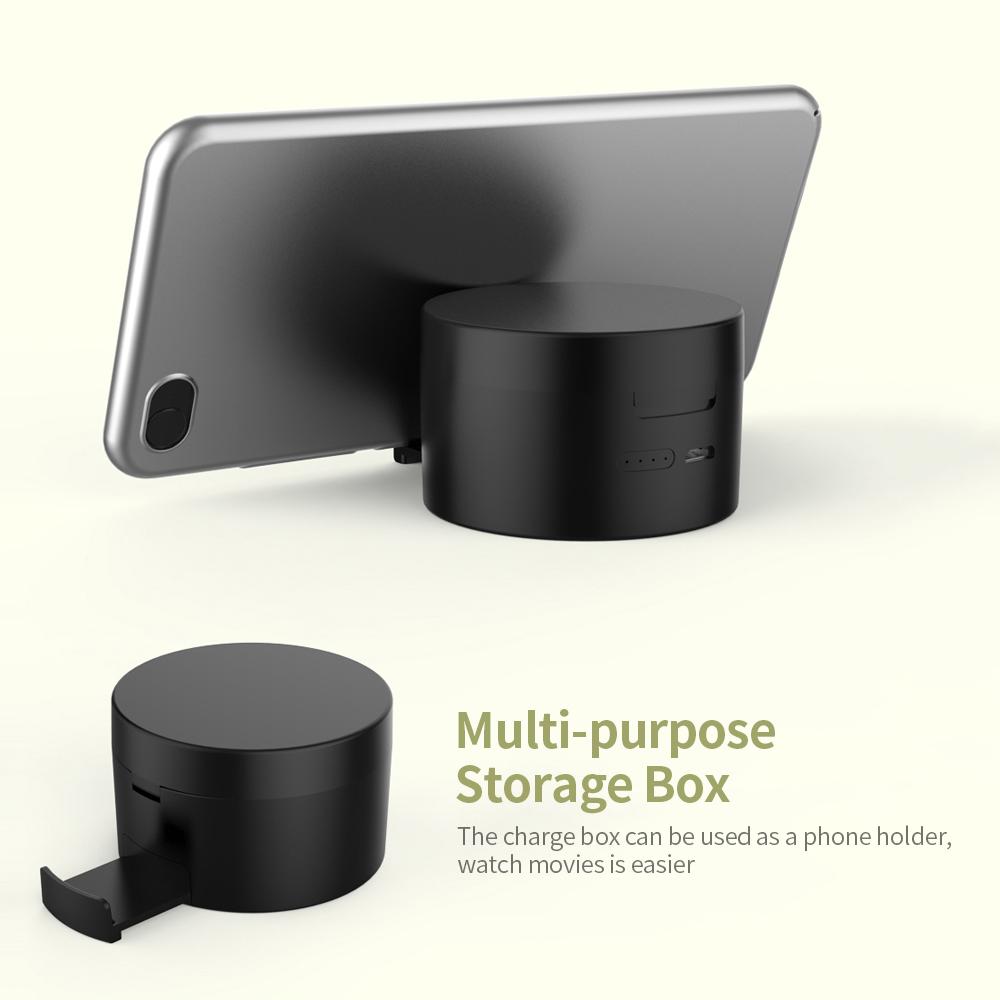 Ai nghe BT không dây dễ thương đa chức năng Gương trang điểm / Giá đỡ điện thoại cho IOS / Android ZW-T9