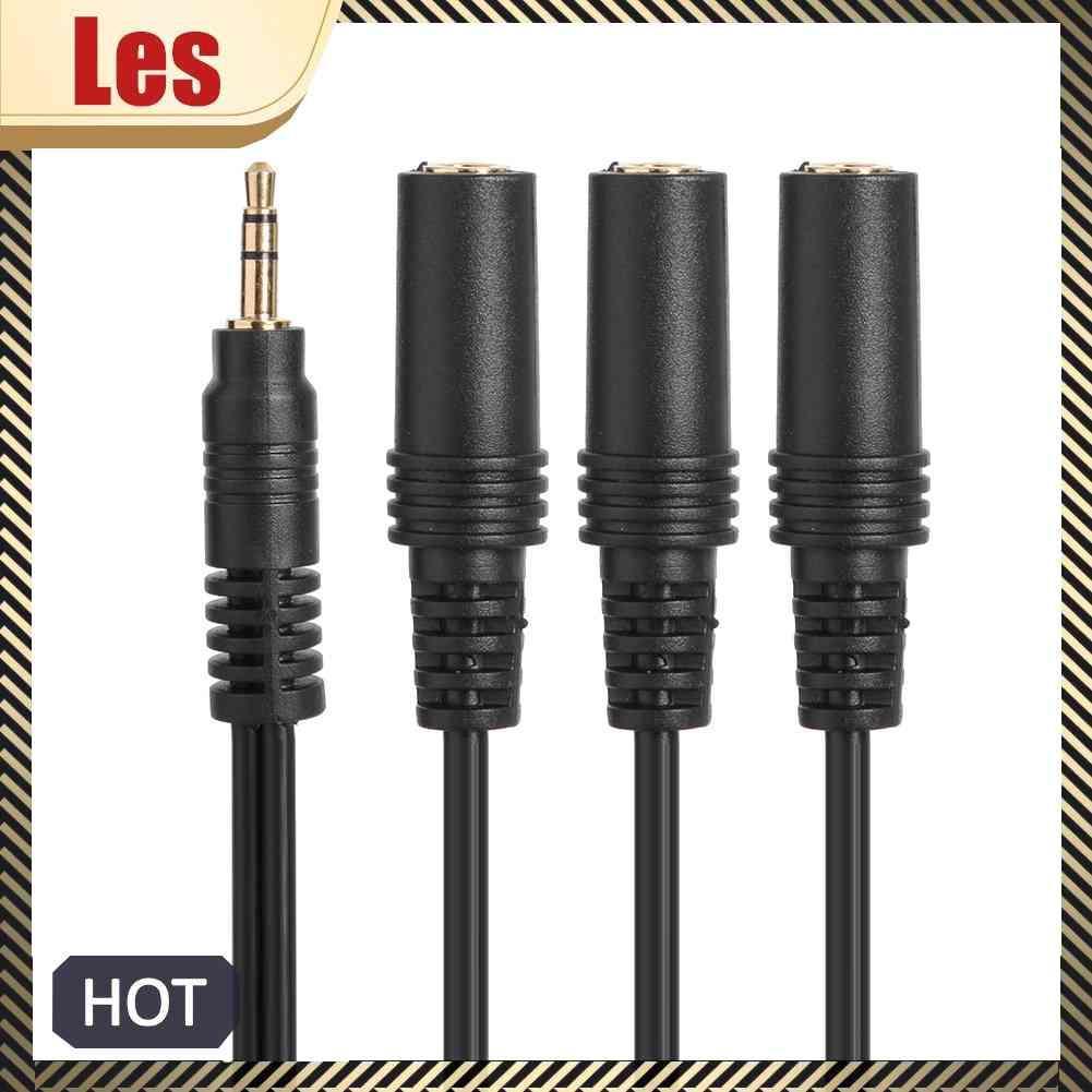 Dây Cáp Âm Thanh Chia 3 Cổng 3.5mm Thành 3 Cực