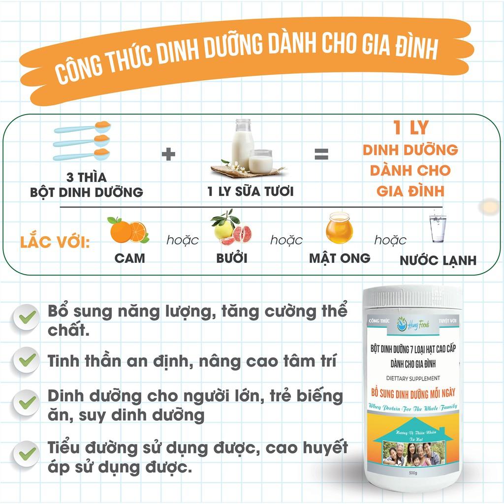 Bột Sữa Dinh Dưỡng 7 Loại Hạt - Hộp 500g