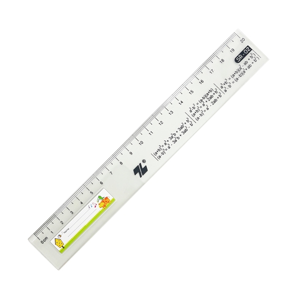 Thước Thẳng 20cm SR-02 - Xám