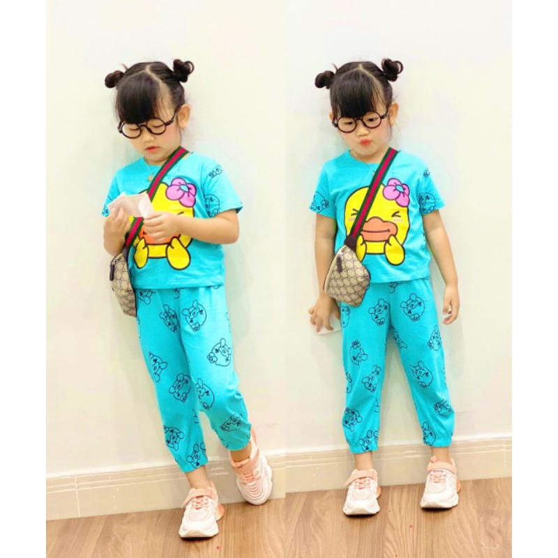 Bộ áo croptop quần dài siêu cưng - Đồ bộ trẻ em