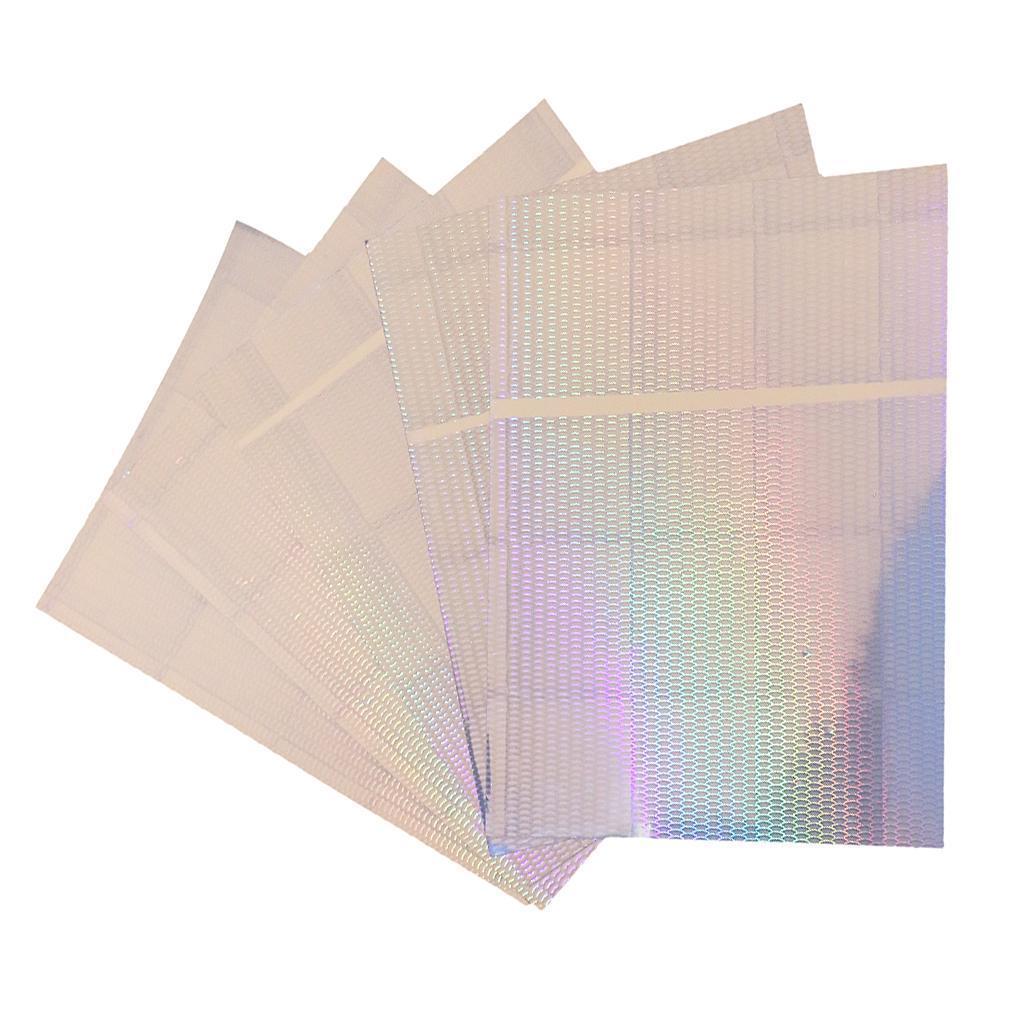 10pcs Fishing Lure Tape Fish Scale Tackle Holographic Waterproof Reflector