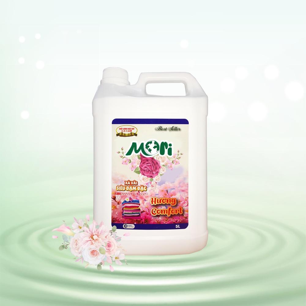 NƯỚC XẢ VẢI CAO CẤP MORI LƯU HƯƠNG BỀN LÂU CAN 5L