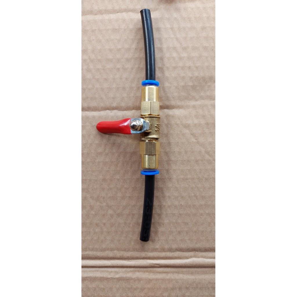 Van khóa ống phun sương 8mm