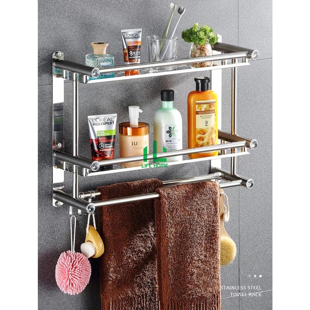 Kệ Đựng Đồ Đa Năng INOX Cao Cấp Cho Phòng Tắm