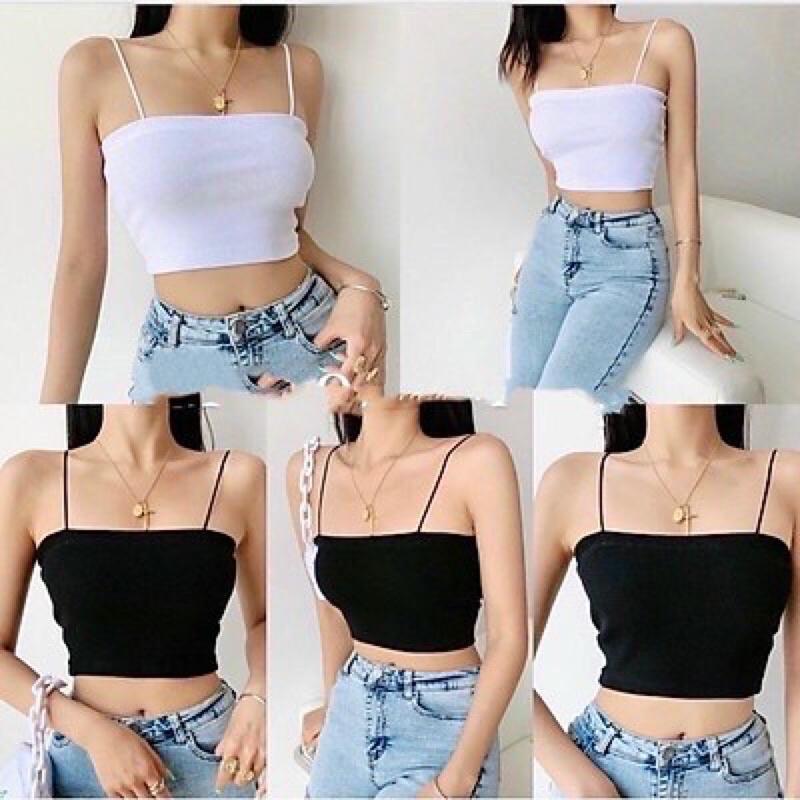 áo 2 dây sợi bún siêu đẹp chất zip loại đẹp