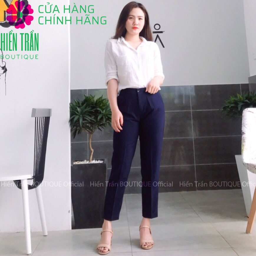 Quần tây nữ cơ bản Hiền Trần BOUTIQUE 3 màu, chất vải cao cấp, form chuẩn, vải không nhăn