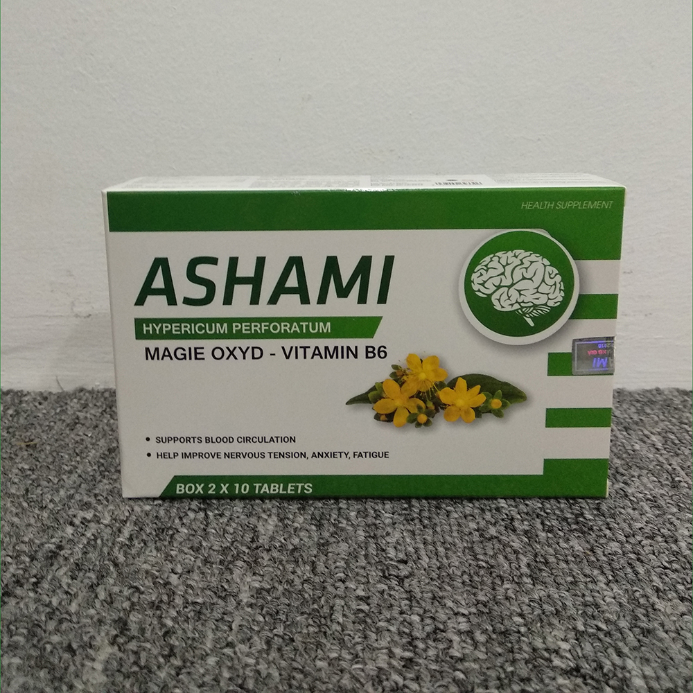 Combo 4 hộp Ashami hỗ trợ giảm rối loạn lo âu, căng thẳng thần kinh mệt mỏi, stress - NGUYÊN LIỆU NHẬP KHẨU CHÂU ÂU