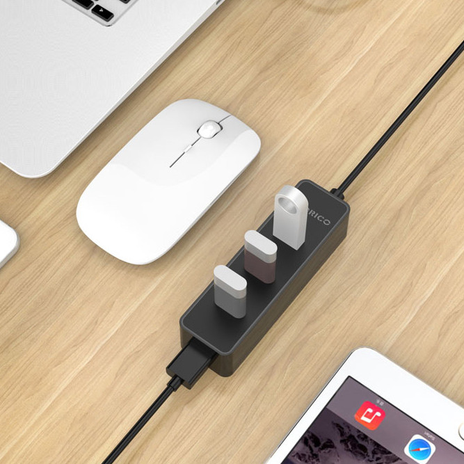 Bộ chia USB HUB 4 cổng ORICO W5P USB 3.0 - Hàng chính hãng