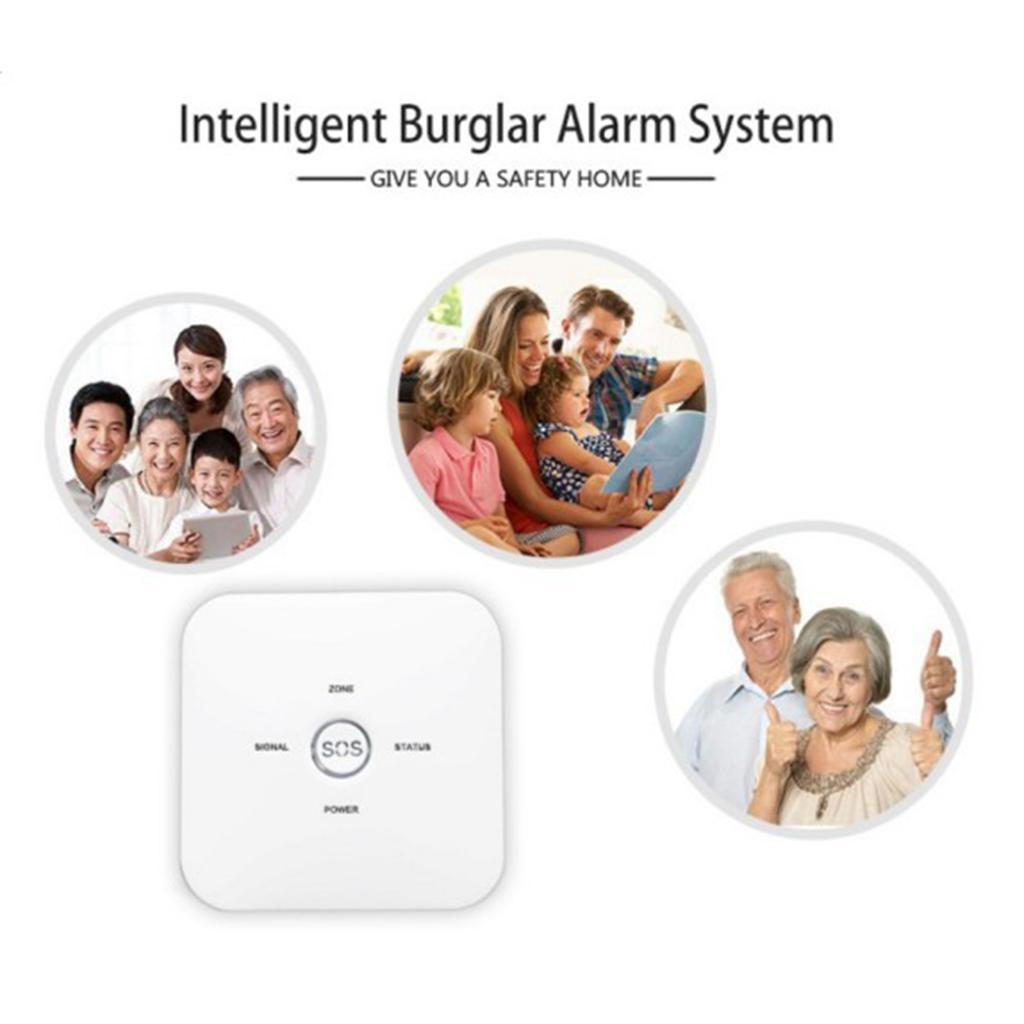 Wireless GSM Home Security Alarm System Door Sensor Burglar Alarm UK Plug
