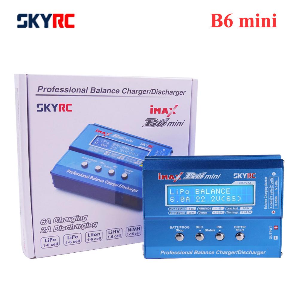 Skyrc IMAX B6 Mini Pin sạc Lipo Nimh Li-ion NI-CD LIHV NICD PB LI-ION Cân bằng bộ sạc bộ sạc pin B6 v2 Màu sắc: B6 mini